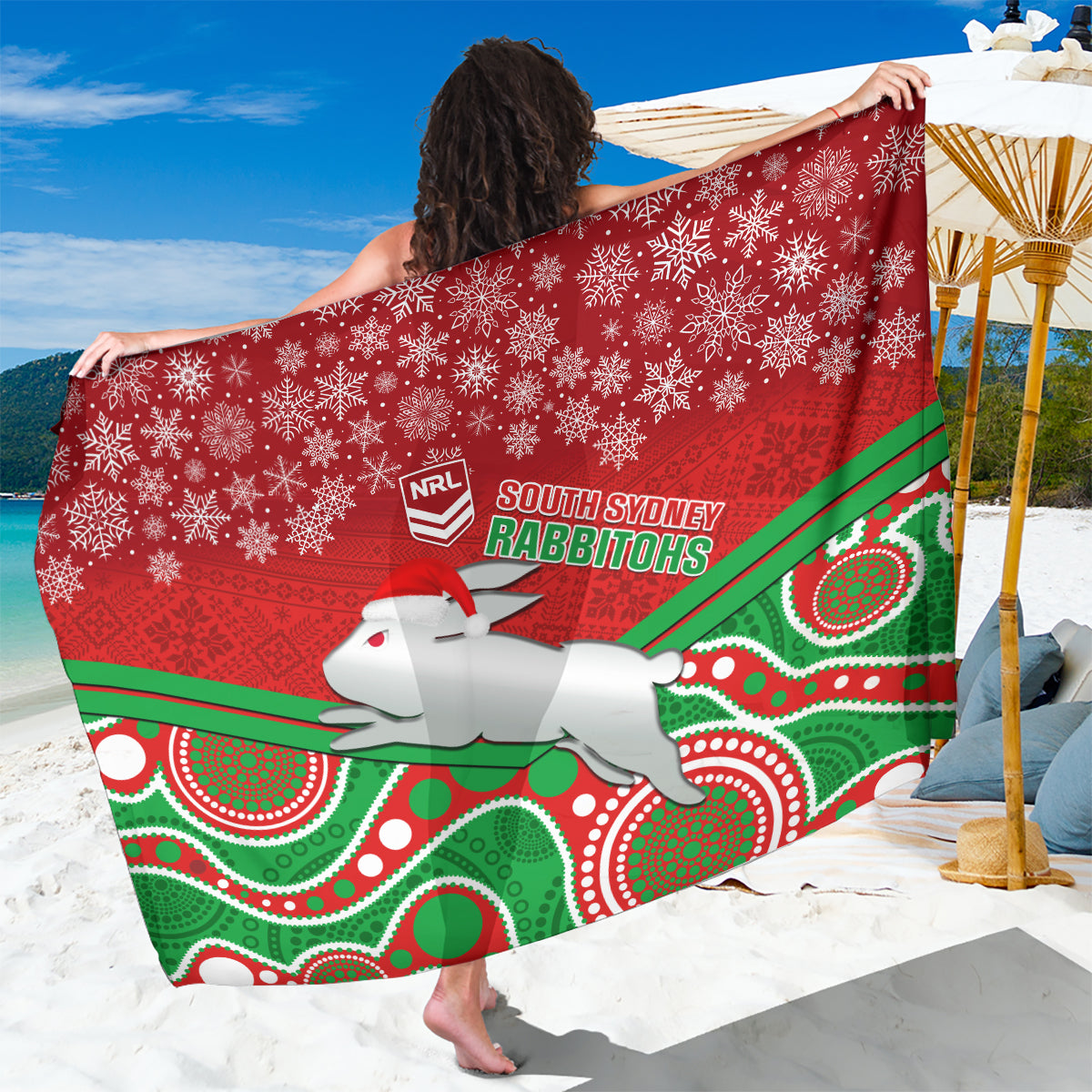 custom-rabbitohs-rugby-christmas-sarong-merry-xmas-2023-mix-aboriginal-art