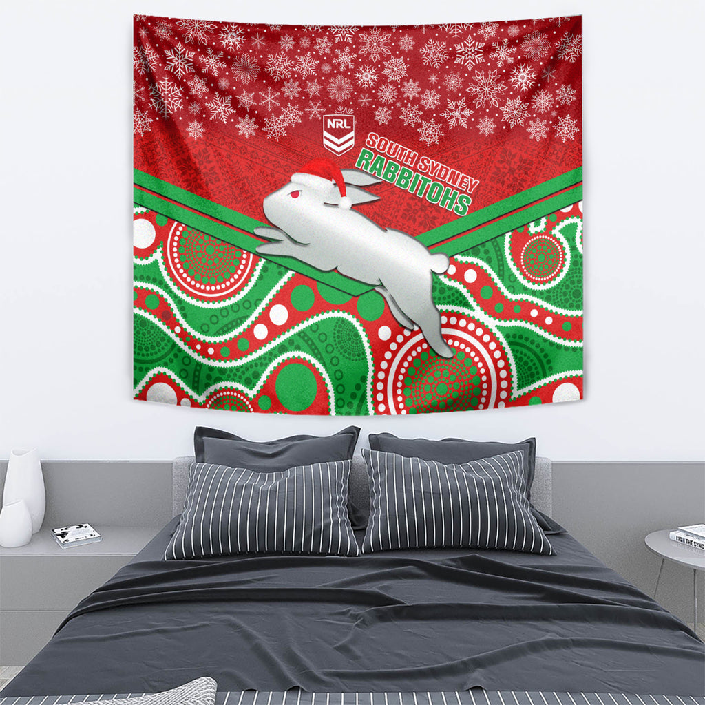 custom-rabbitohs-rugby-christmas-tapestry-merry-xmas-2023-mix-aboriginal-art