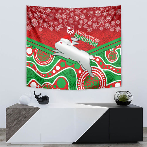 custom-rabbitohs-rugby-christmas-tapestry-merry-xmas-2023-mix-aboriginal-art