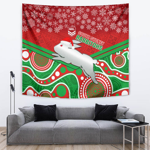 custom-rabbitohs-rugby-christmas-tapestry-merry-xmas-2023-mix-aboriginal-art