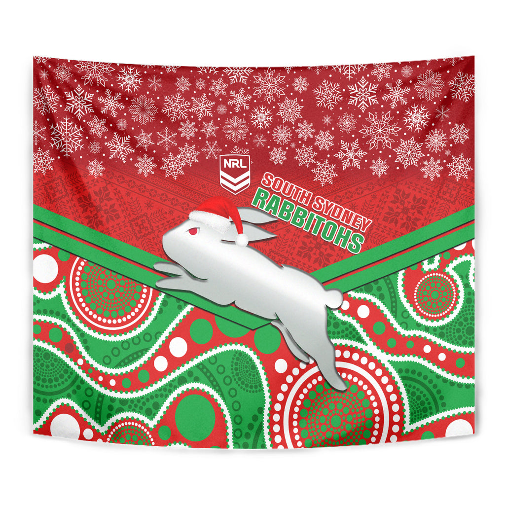 custom-rabbitohs-rugby-christmas-tapestry-merry-xmas-2023-mix-aboriginal-art