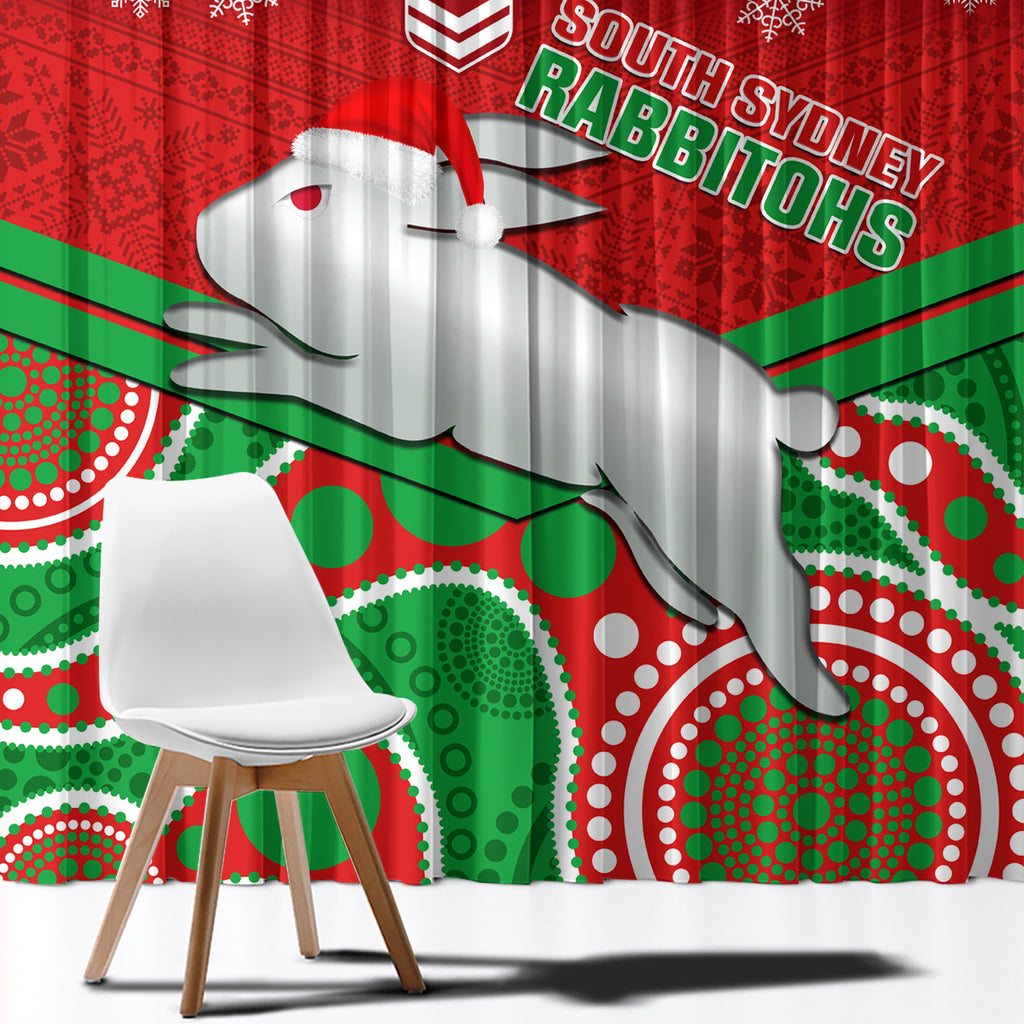 custom-rabbitohs-rugby-christmas-window-curtain-merry-xmas-2023-mix-aboriginal-art