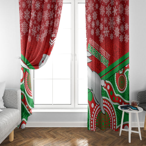 custom-rabbitohs-rugby-christmas-window-curtain-merry-xmas-2023-mix-aboriginal-art