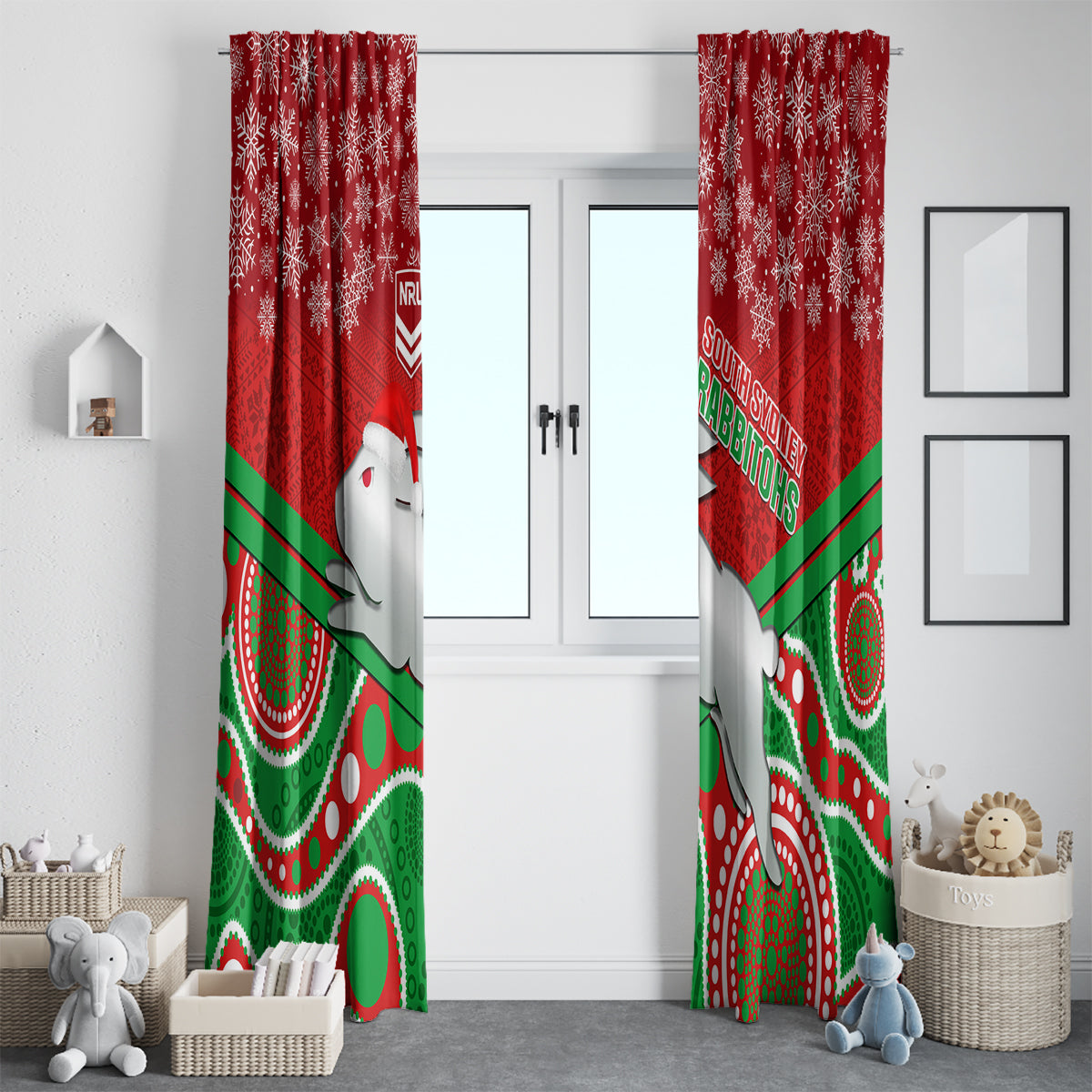 custom-rabbitohs-rugby-christmas-window-curtain-merry-xmas-2023-mix-aboriginal-art