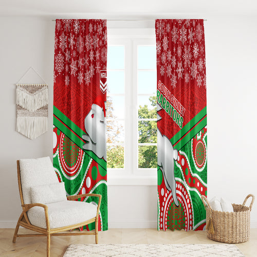 custom-rabbitohs-rugby-christmas-window-curtain-merry-xmas-2023-mix-aboriginal-art