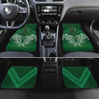 Rongoa Maori New Zealand Harakeke Car Mats NZ Weaving Pattern Green