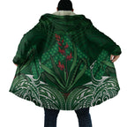Rongoa Maori New Zealand Harakeke Cloak NZ Weaving Pattern Green
