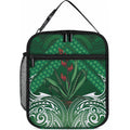 Rongoa Maori New Zealand Harakeke Lunch Bag NZ Weaving Pattern Green