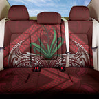 Rongoa Maori New Zealand Harakeke Back Car Seat Cover NZ Weaving Pattern Red