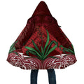 Rongoa Maori New Zealand Harakeke Cloak NZ Weaving Pattern Red