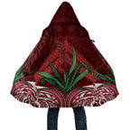 Rongoa Maori New Zealand Harakeke Cloak NZ Weaving Pattern Red
