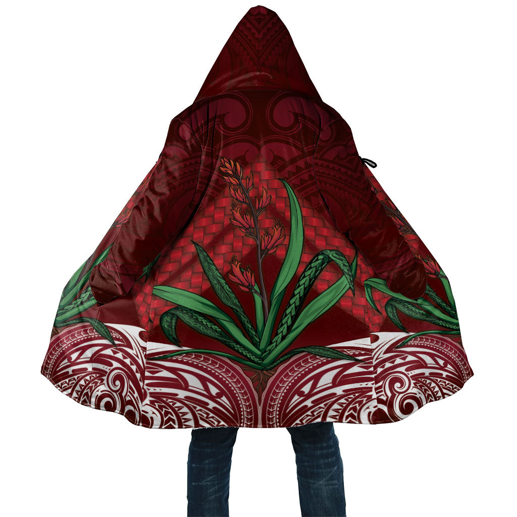 Rongoa Maori New Zealand Harakeke Cloak NZ Weaving Pattern Red