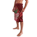 Rongoa Maori New Zealand Harakeke Lavalava NZ Weaving Pattern Red