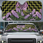 Rongoa Maori New Zealand Koromiko Auto Sun Shade NZ Hebe Korimako Bellbird Poutama