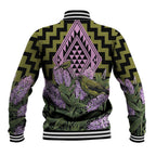 Rongoa Maori New Zealand Koromiko Baseball Jacket NZ Hebe Korimako Bellbird Poutama