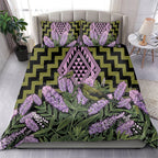 Rongoa Maori New Zealand Koromiko Bedding Set NZ Hebe Korimako Bellbird Poutama