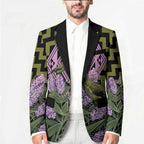 Rongoa Maori New Zealand Koromiko Blazer NZ Hebe Korimako Bellbird Poutama