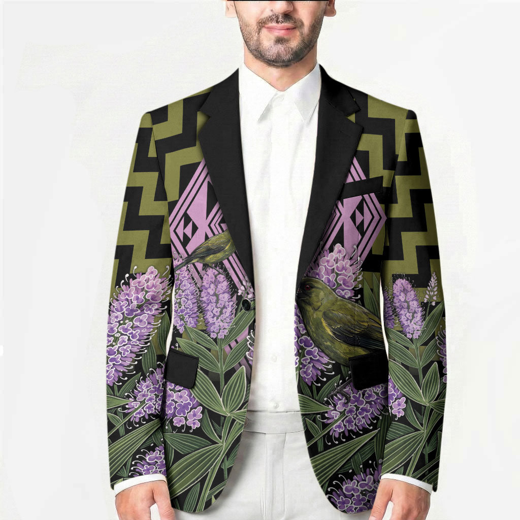Rongoa Maori New Zealand Koromiko Blazer NZ Hebe Korimako Bellbird Poutama