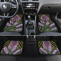 Rongoa Maori New Zealand Koromiko Car Mats NZ Hebe Korimako Bellbird Poutama
