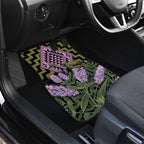 Rongoa Maori New Zealand Koromiko Car Mats NZ Hebe Korimako Bellbird Poutama