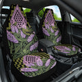 Rongoa Maori New Zealand Koromiko Car Seat Cover NZ Hebe Korimako Bellbird Poutama