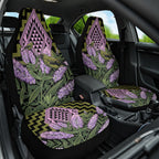 Rongoa Maori New Zealand Koromiko Car Seat Cover NZ Hebe Korimako Bellbird Poutama
