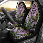 Rongoa Maori New Zealand Koromiko Car Seat Cover NZ Hebe Korimako Bellbird Poutama