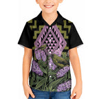 Rongoa Maori New Zealand Koromiko Hawaiian Shirt NZ Hebe Korimako Bellbird Poutama