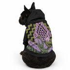 Rongoa Maori New Zealand Koromiko Pet Hoodie NZ Hebe Korimako Bellbird Poutama