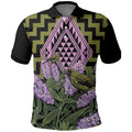 Rongoa Maori New Zealand Koromiko Polo Shirt NZ Hebe Korimako Bellbird Poutama