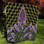 Rongoa Maori New Zealand Koromiko Quilt NZ Hebe Korimako Bellbird Poutama