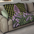 Rongoa Maori New Zealand Koromiko Quilt NZ Hebe Korimako Bellbird Poutama