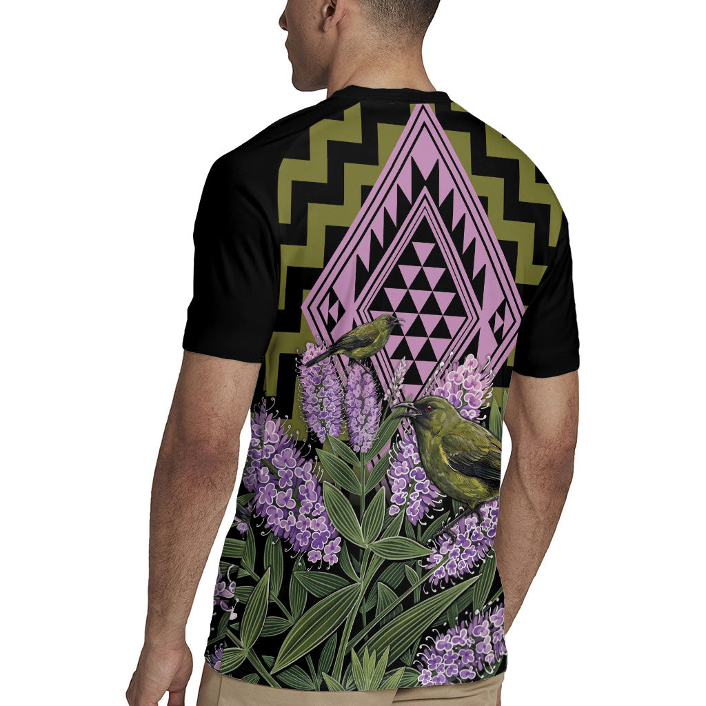 Rongoa Maori New Zealand Koromiko Rugby Jersey NZ Hebe Korimako Bellbird Poutama