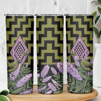 Rongoa Maori New Zealand Koromiko Skinny Tumbler NZ Hebe Korimako Bellbird Poutama