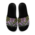Rongoa Maori New Zealand Koromiko Slide Sandals NZ Hebe Korimako Bellbird Poutama