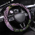 Rongoa Maori New Zealand Koromiko Steering Wheel Cover NZ Hebe Korimako Bellbird Poutama