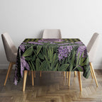 Rongoa Maori New Zealand Koromiko Tablecloth NZ Hebe Korimako Bellbird Poutama