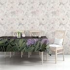 Rongoa Maori New Zealand Koromiko Tablecloth NZ Hebe Korimako Bellbird Poutama