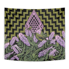Rongoa Maori New Zealand Koromiko Tapestry NZ Hebe Korimako Bellbird Poutama