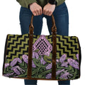 Rongoa Maori New Zealand Koromiko Travel Bag NZ Hebe Korimako Bellbird Poutama