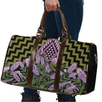 Rongoa Maori New Zealand Koromiko Travel Bag NZ Hebe Korimako Bellbird Poutama