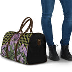 Rongoa Maori New Zealand Koromiko Travel Bag NZ Hebe Korimako Bellbird Poutama