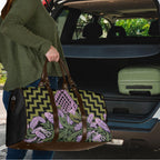 Rongoa Maori New Zealand Koromiko Travel Bag NZ Hebe Korimako Bellbird Poutama