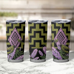 Rongoa Maori New Zealand Koromiko Tumbler Cup NZ Hebe Korimako Bellbird Poutama