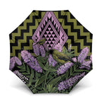 Rongoa Maori New Zealand Koromiko Umbrella NZ Hebe Korimako Bellbird Poutama