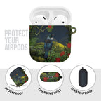 Rongoa Maori New Zealand Rata AirPods Case NZ Tui Bird Forest Vibes
