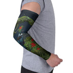 Rongoa Maori New Zealand Rata Arm Sleeves NZ Tui Bird Forest Vibes