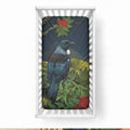 Rongoa Maori New Zealand Rata Baby Bed Cover NZ Tui Bird Forest Vibes