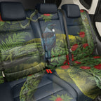 Rongoa Maori New Zealand Rata Back Car Seat Cover NZ Tui Bird Forest Vibes