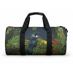 Rongoa Maori New Zealand Rata Duffle Bag NZ Tui Bird Forest Vibes